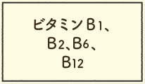 ビタミンB1,B2,B6,B12